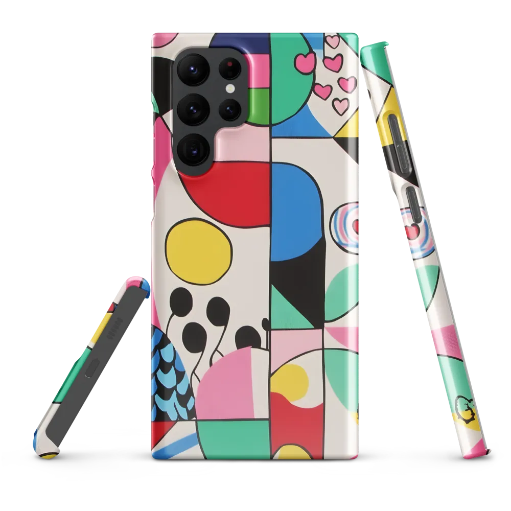 Dynamic Interplay of Shapes | Phone Case |  S22 Ultra | Snap Case | Glossy