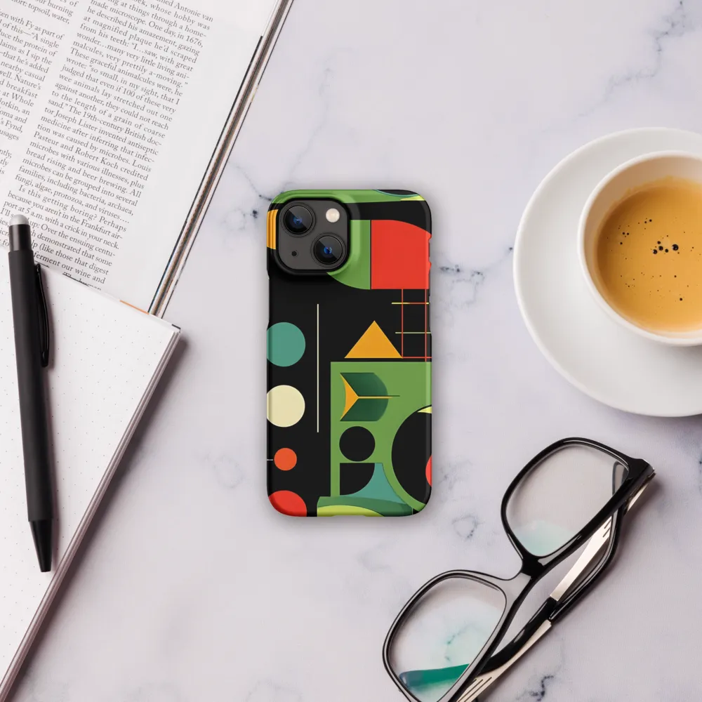 Geometric Harmony | Phone Case |  13 Mini | Snap Case | Matte