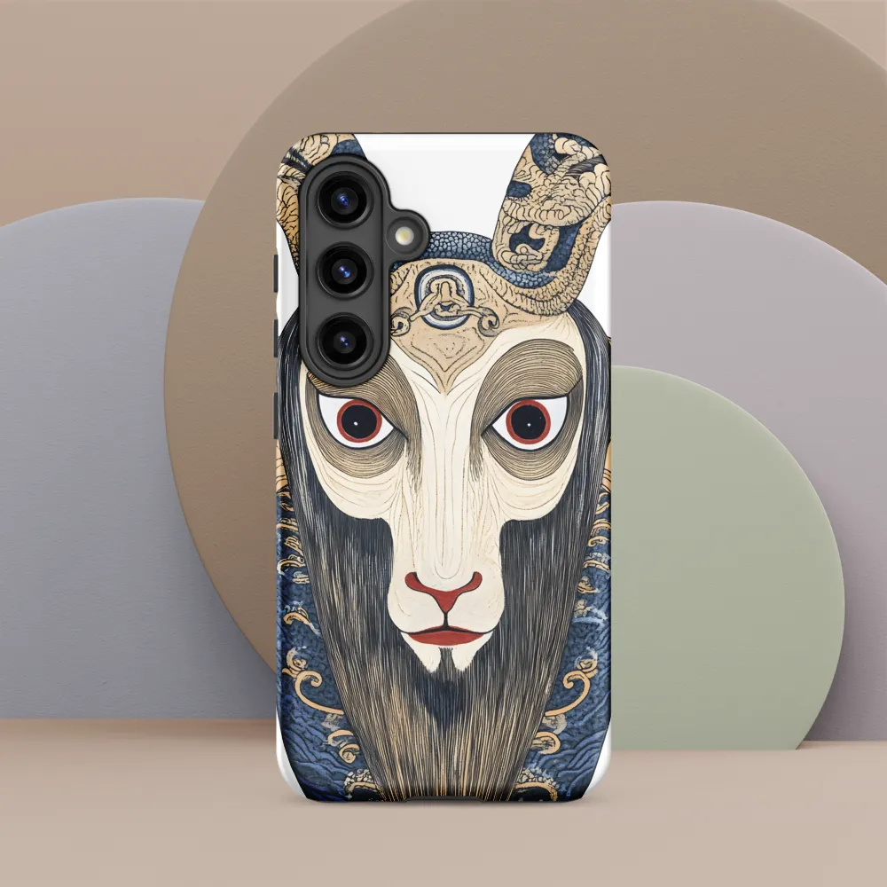 Ethereal Gaze of the Ram | Phone Case |  S24 | Tough Case | Matte