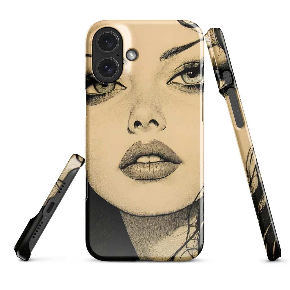Enigmatic Gaze | Phone Case |  16 Plus | Snap Case | Glossy