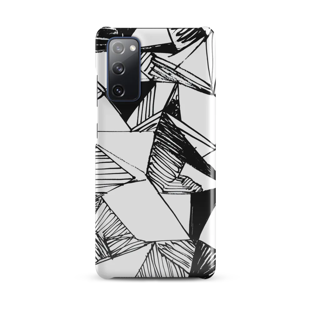 Dynamic Geometry in Ink | Phone Case |  S20 FE | Snap Case | Glossy