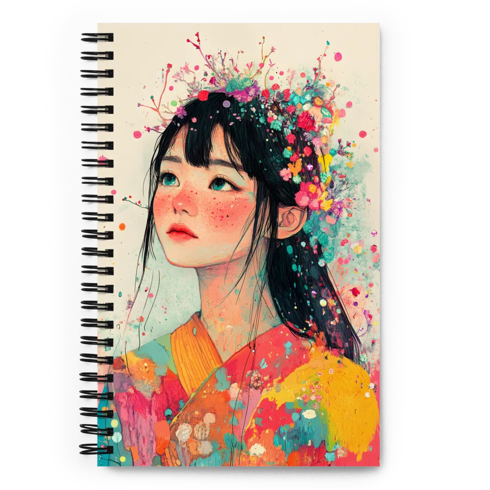 Whispers of Blossoms | Spiral Notebook