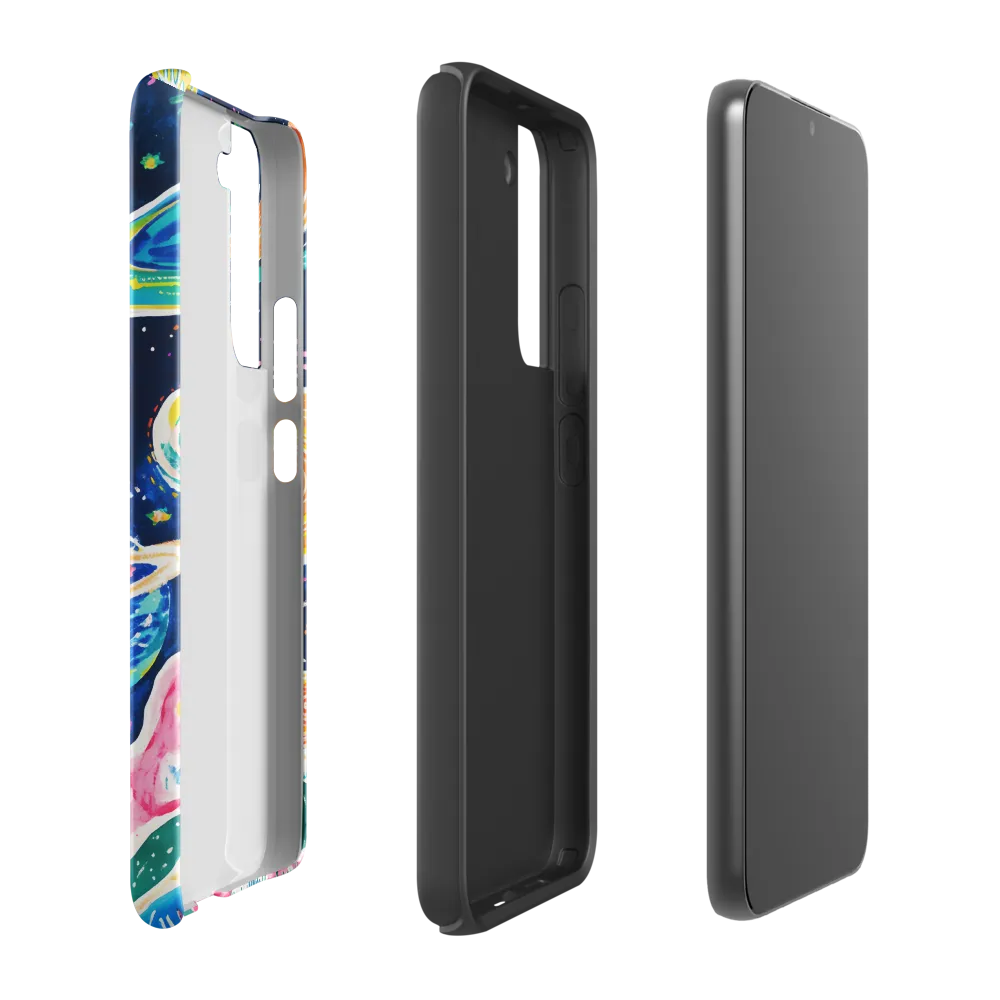 Whimsical Cosmic Landscape | Phone Case |  S22 Plus | Tough Case | Glossy