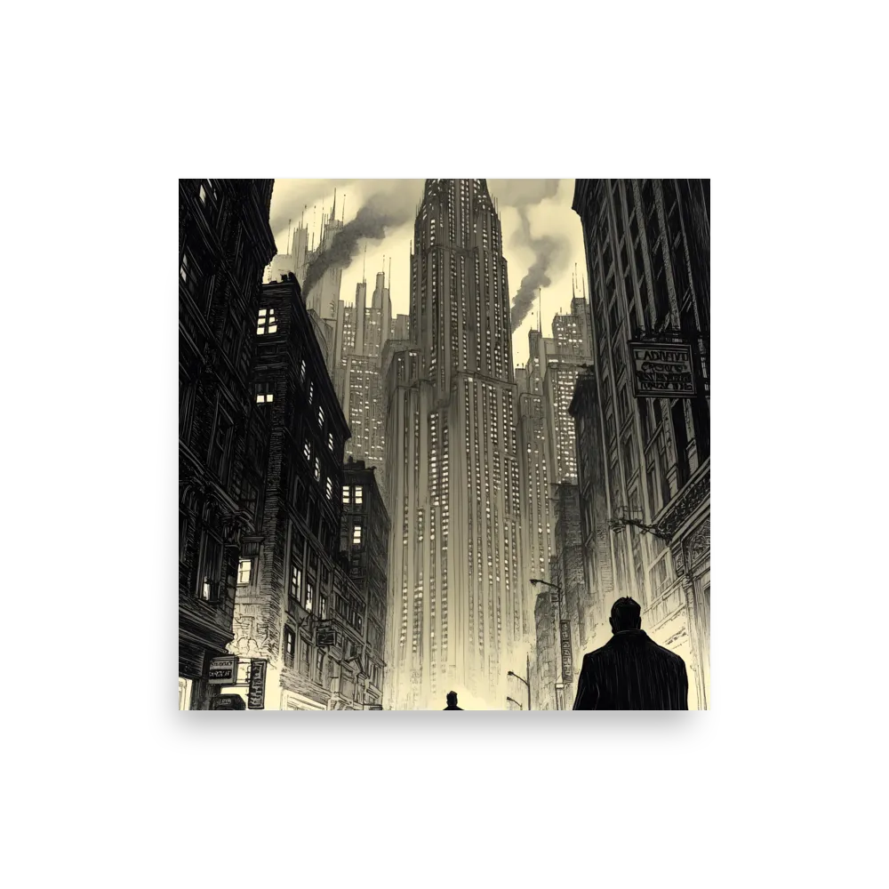 Echoes of the City | Poster | 10″×10″