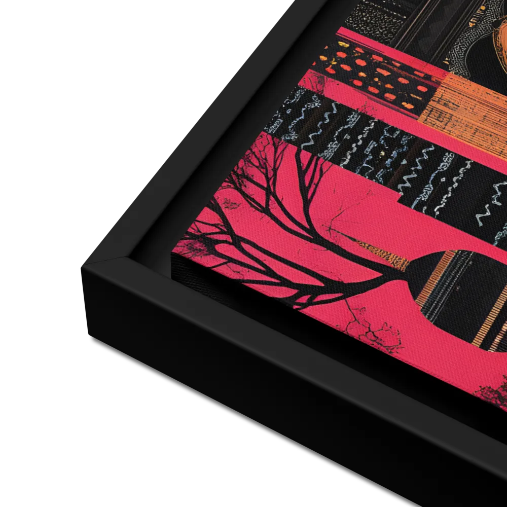 Urban Reverie | Canvas with Black Frame | 16″×20″