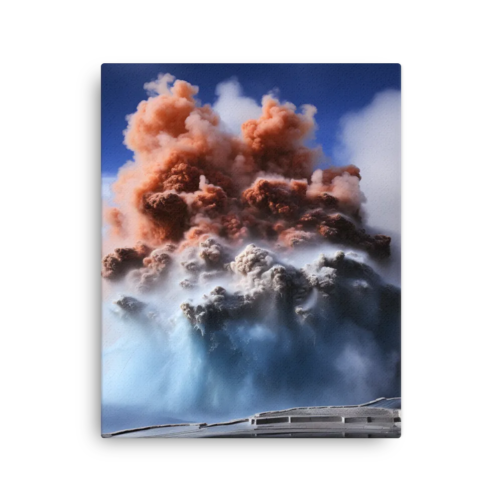 Eruption of Elements | Thin Canvas | 16″×20″