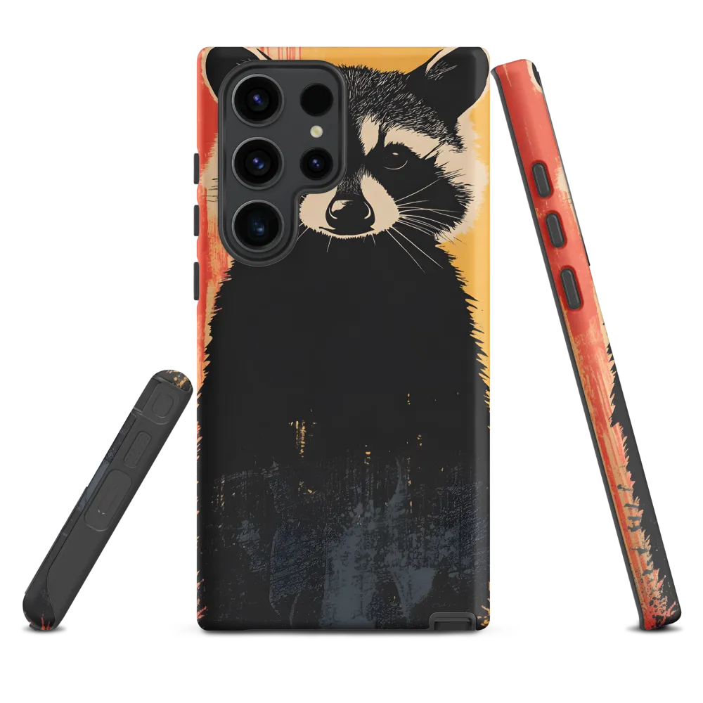 Whimsical Raccoon Portrait