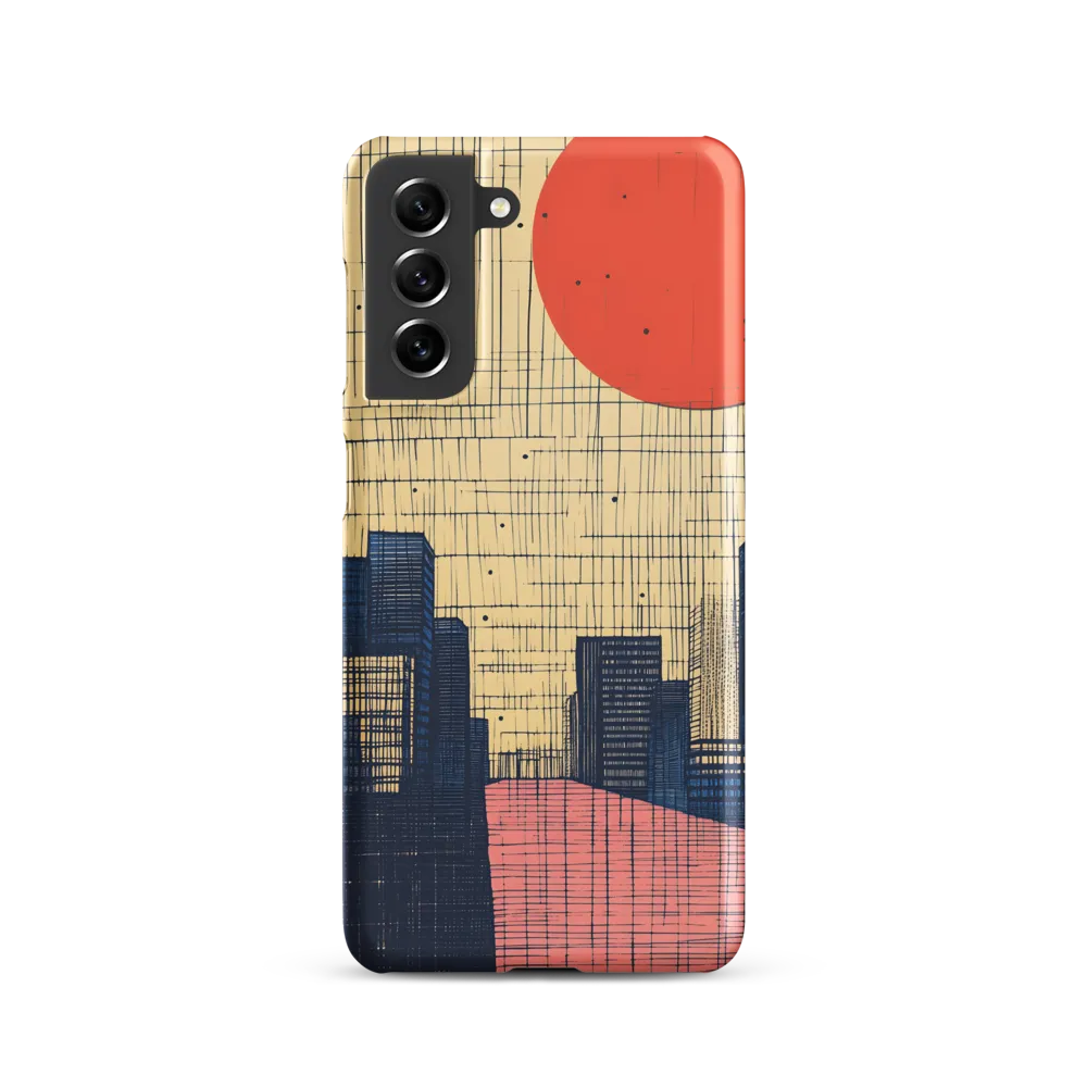 Urban Echoes: A Minimalist Cityscape