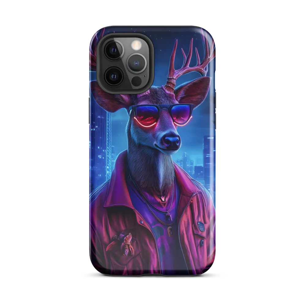 Urban Serenade: The Cool Deer | Phone Case |  12 Pro Max | Tough Case | Glossy
