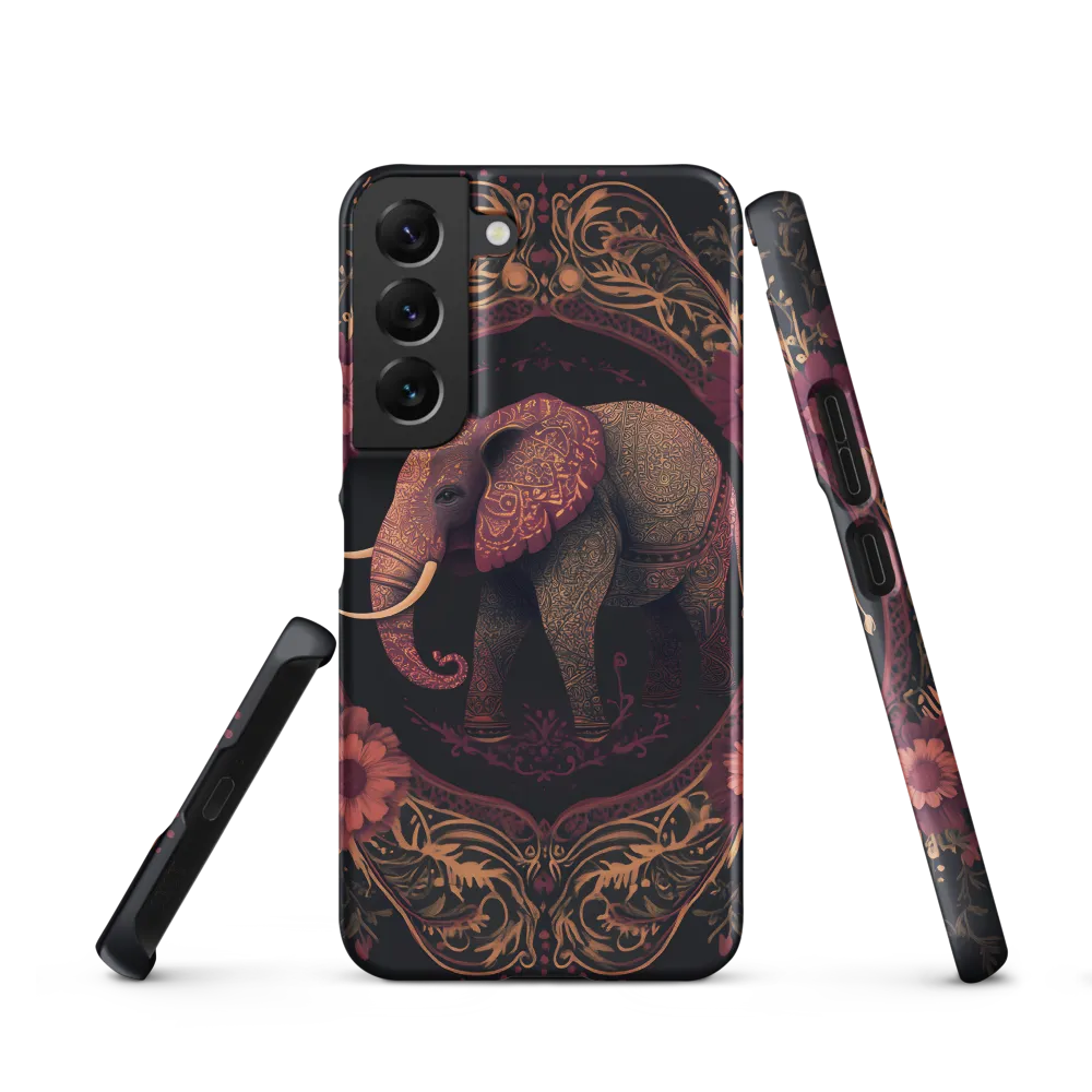Regal Reverie: The Ornate Elephant | Phone Case |  S22 | Snap Case | Matte