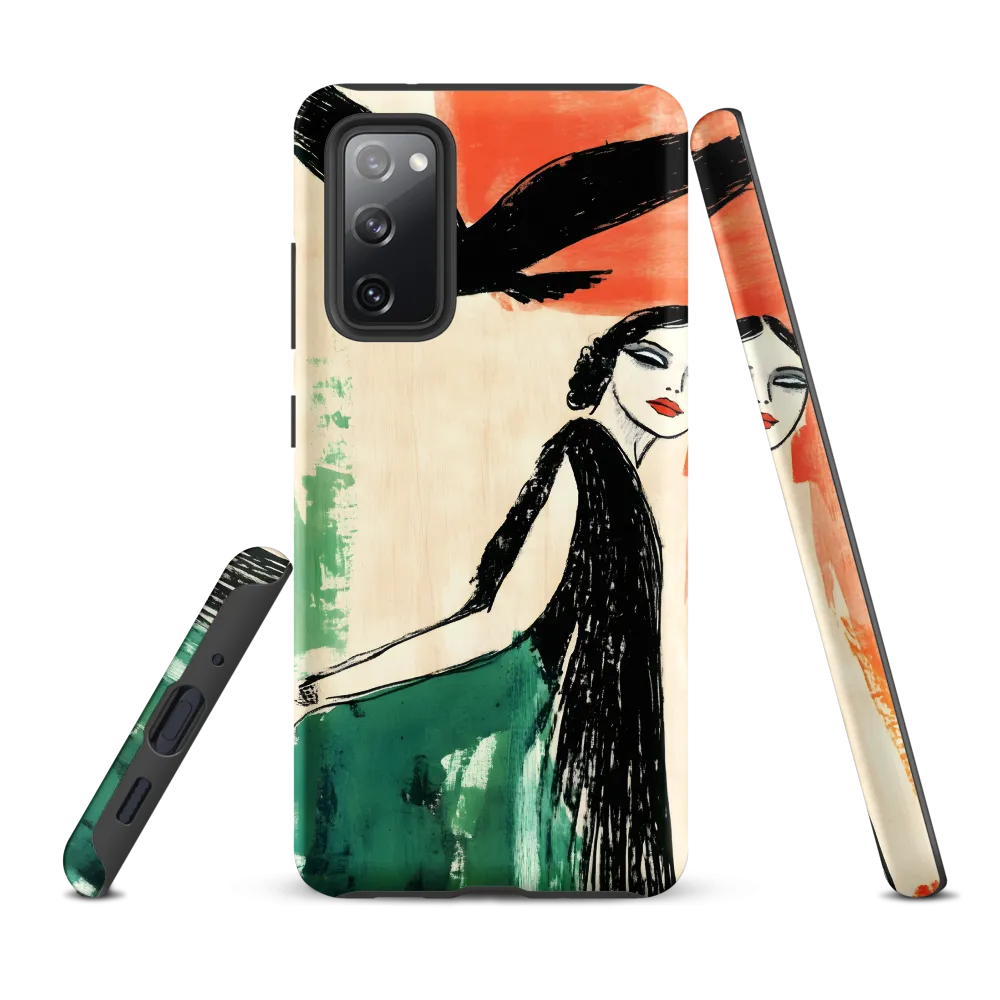 Elegance in Flight | Phone Case |  S20 FE | Tough Case | Matte