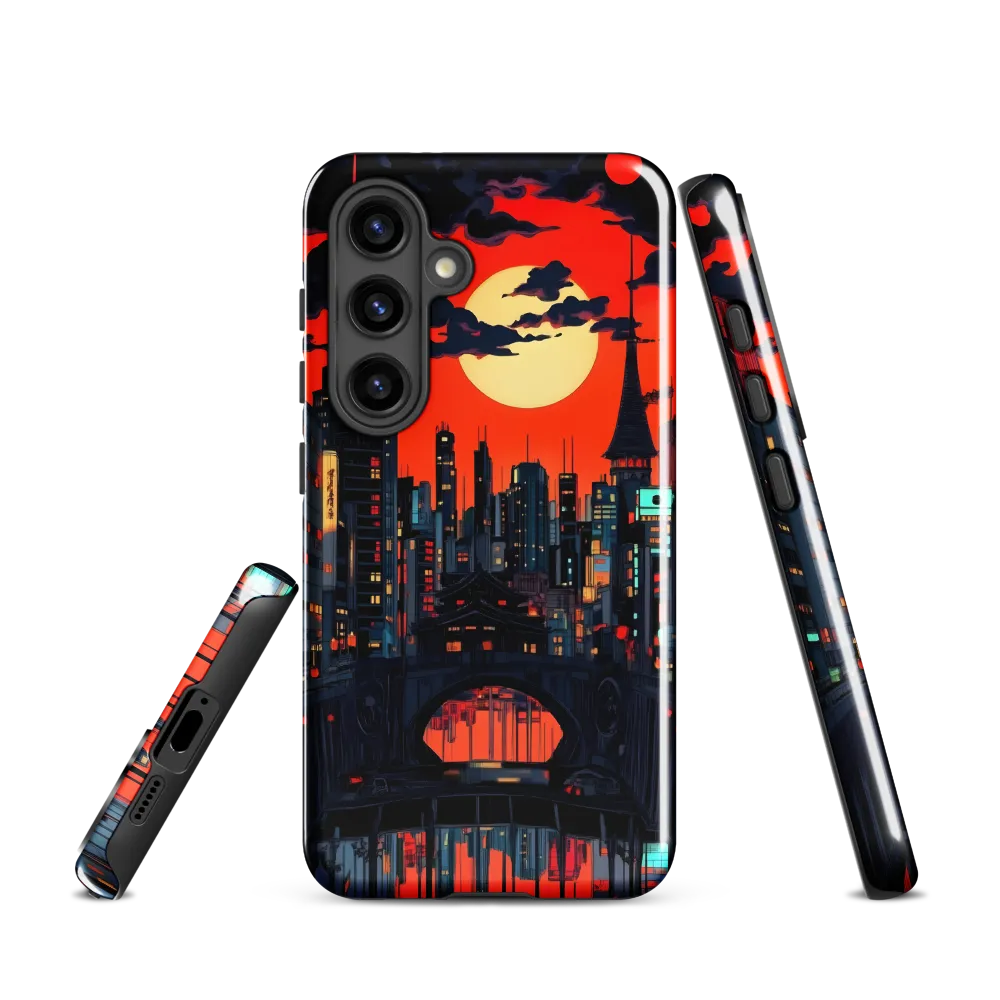 Nightfall in a Neon City