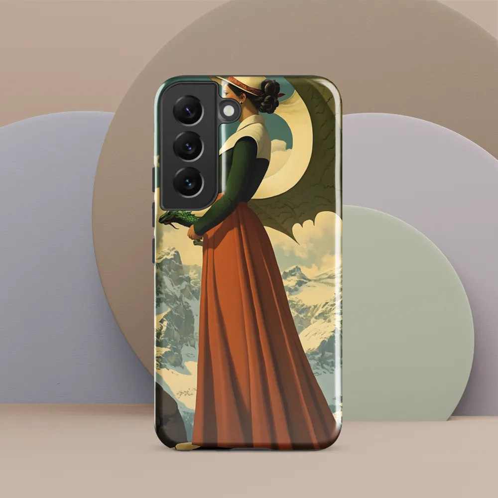 Mystic Harmony: The Dragon Keeper | Phone Case |  S22 | Tough Case | Glossy