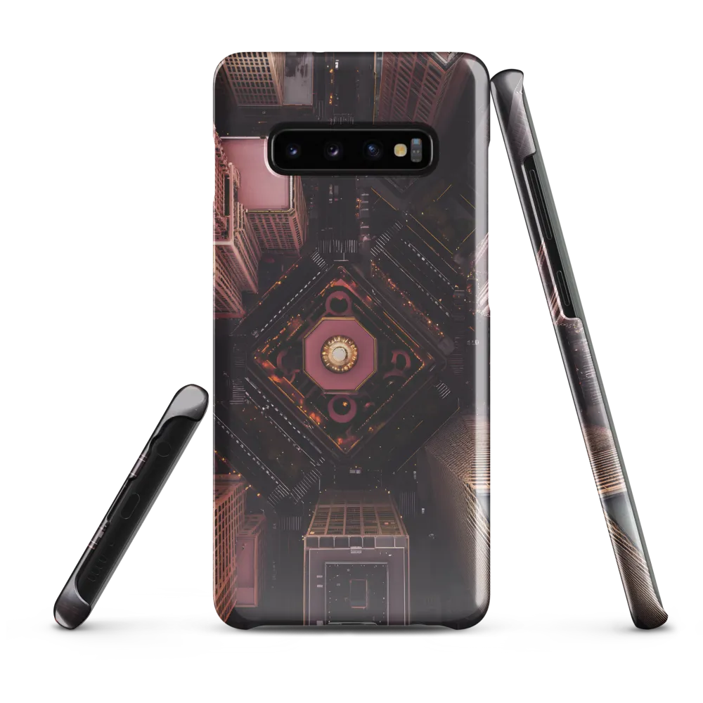 Urban Symphony: Aerial Views of the City | Phone Case |  S10 Plus | Snap Case | Glossy