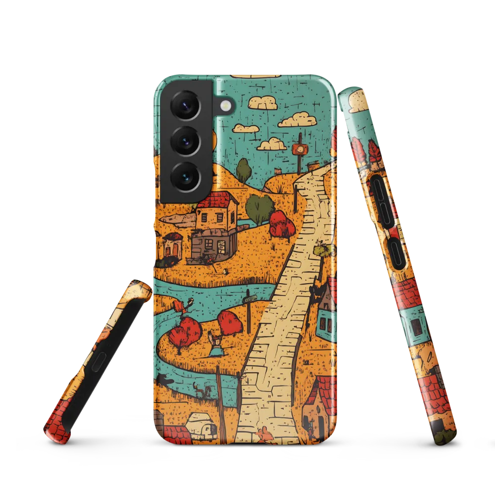 Whimsical Village Landscape