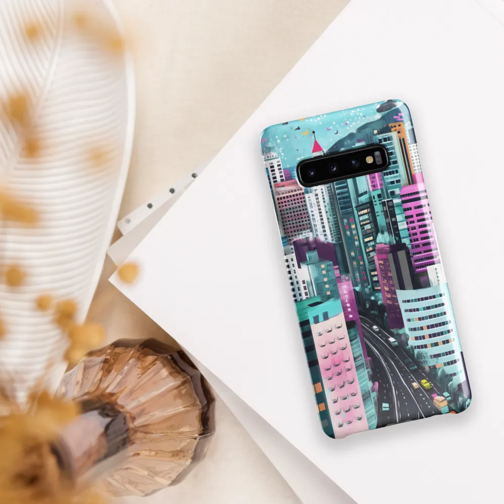 Vibrant Urban Symphony | Phone Case |  S10 Plus | Snap Case | Glossy