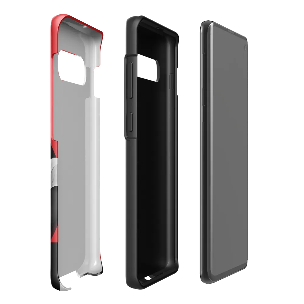 Contemplation in Red | Phone Case |  S10 Plus | Tough Case | Glossy