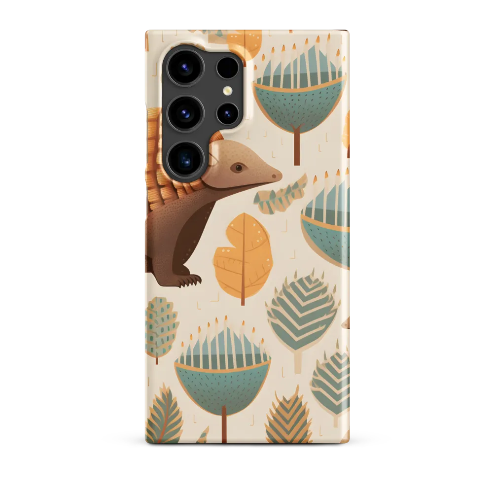 Pangolins in a Whimsical Habitat | Phone Case |  S24 Ultra | Snap Case | Matte