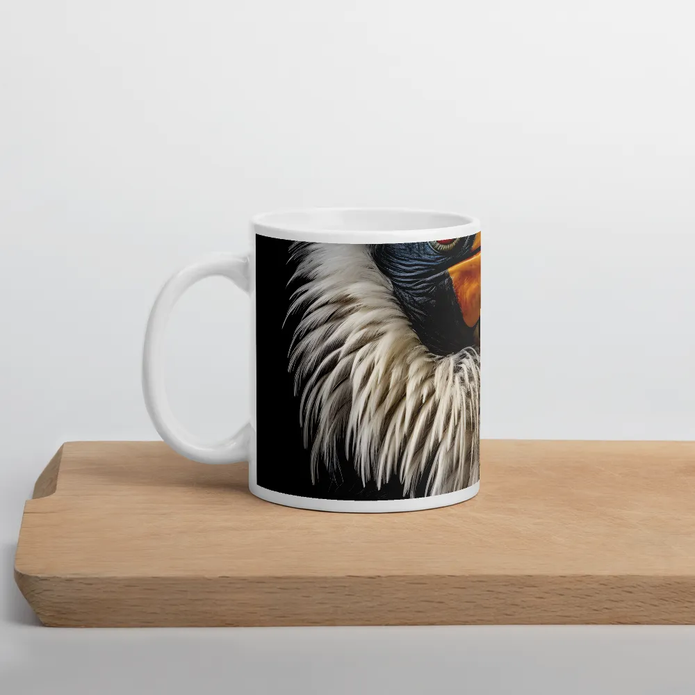 Majestic Hornbill Portrait | Mug with White inside | 11 oz