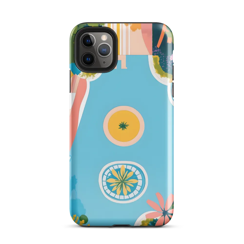 Harmony in Color: An Aerial Garden Perspective | Phone Case |  11 Pro Max | Tough Case | Glossy