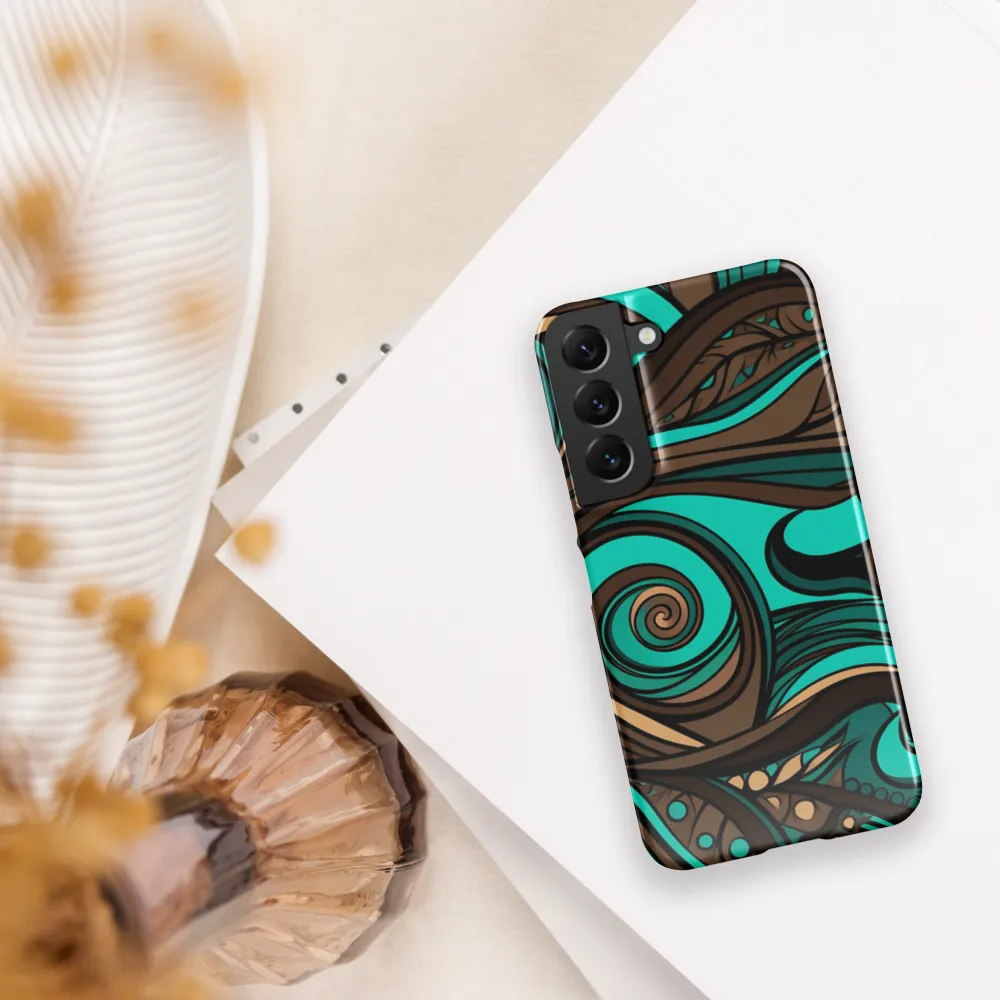 Fluctuating Currents | Phone Case |  S22 | Snap Case | Glossy