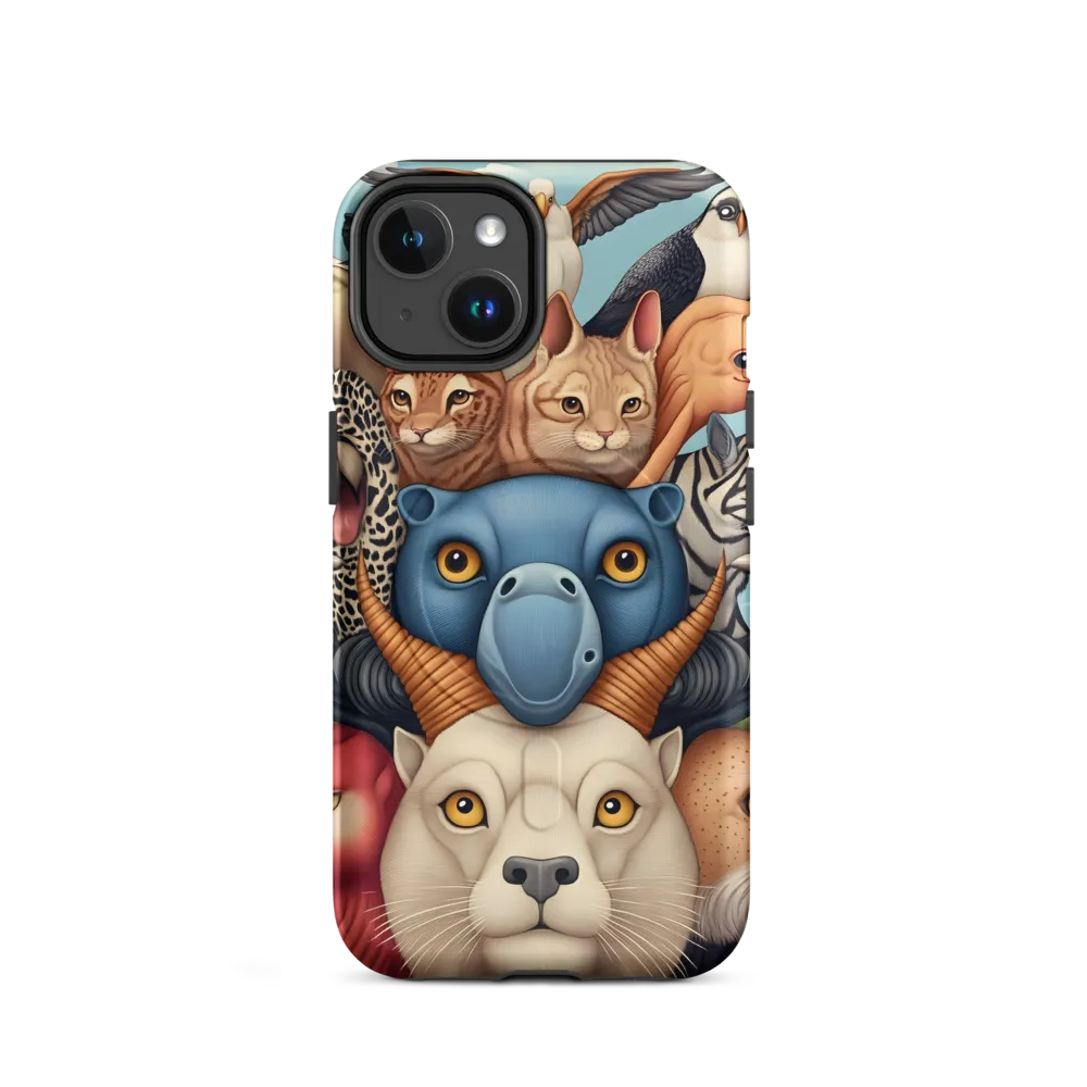 Harmonious Echoes of Wildlife | Phone Case |  14 | MagSafe® Tough Case | Matte