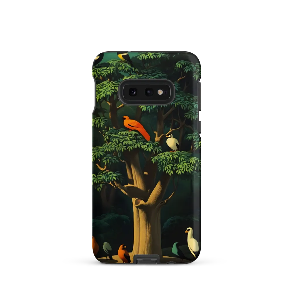 Harmony in Color: A Surreal Bird Symphony