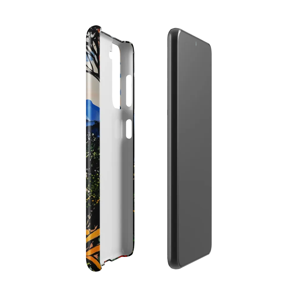 Nature's Vibrant Embrace | Phone Case |  S21 | Snap Case | Glossy