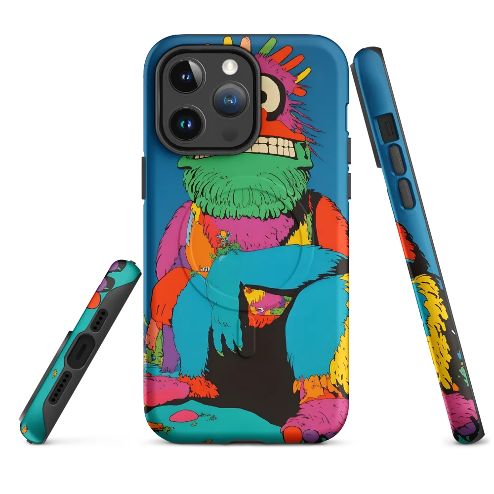 Whimsical Giant: A Playful Monster Encounter | Phone Case |  14 Pro Max | MagSafe® Tough Case | Matte