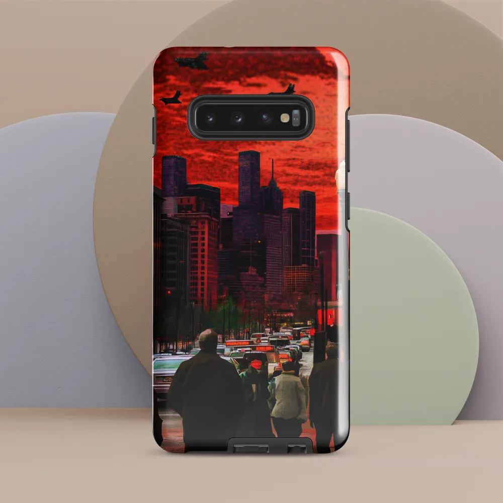 Urban Reverie: Stratospheric Shadows | Phone Case |  S10 Plus | Tough Case | Glossy