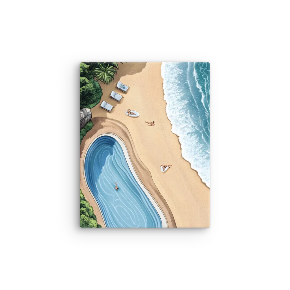 Serenity by the Shore | Thin Canvas | 11″×14″
