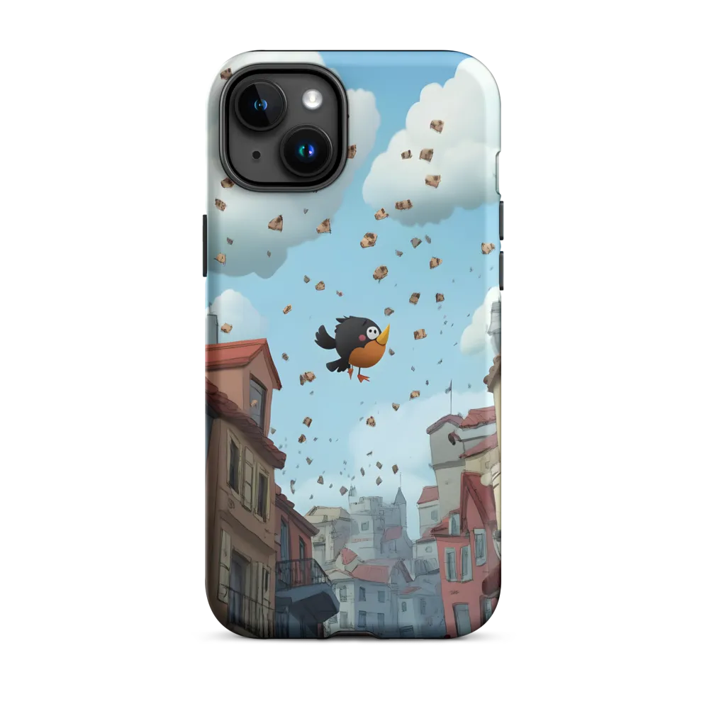A Whimsical Flight Through Bread and Sky
