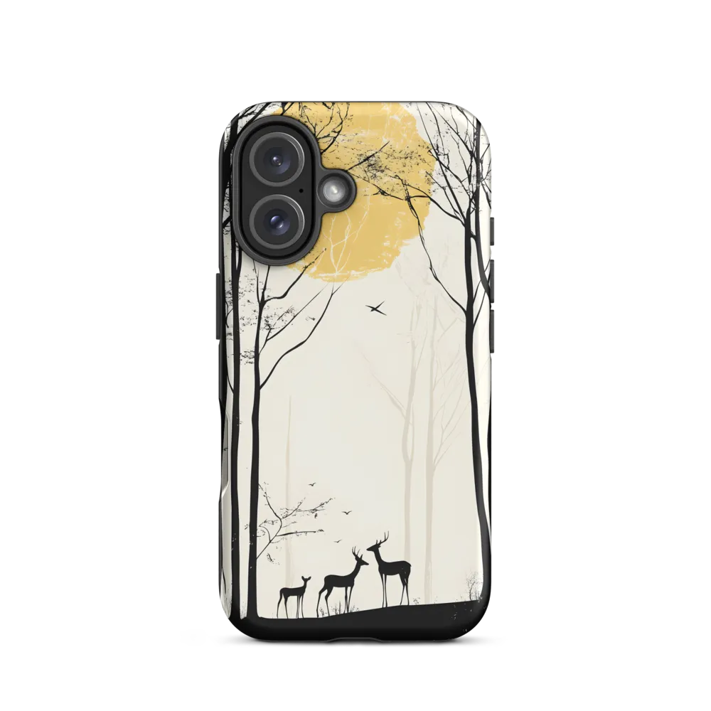 Silhouetted Serenity | Phone Case |  16 | Tough Case | Matte