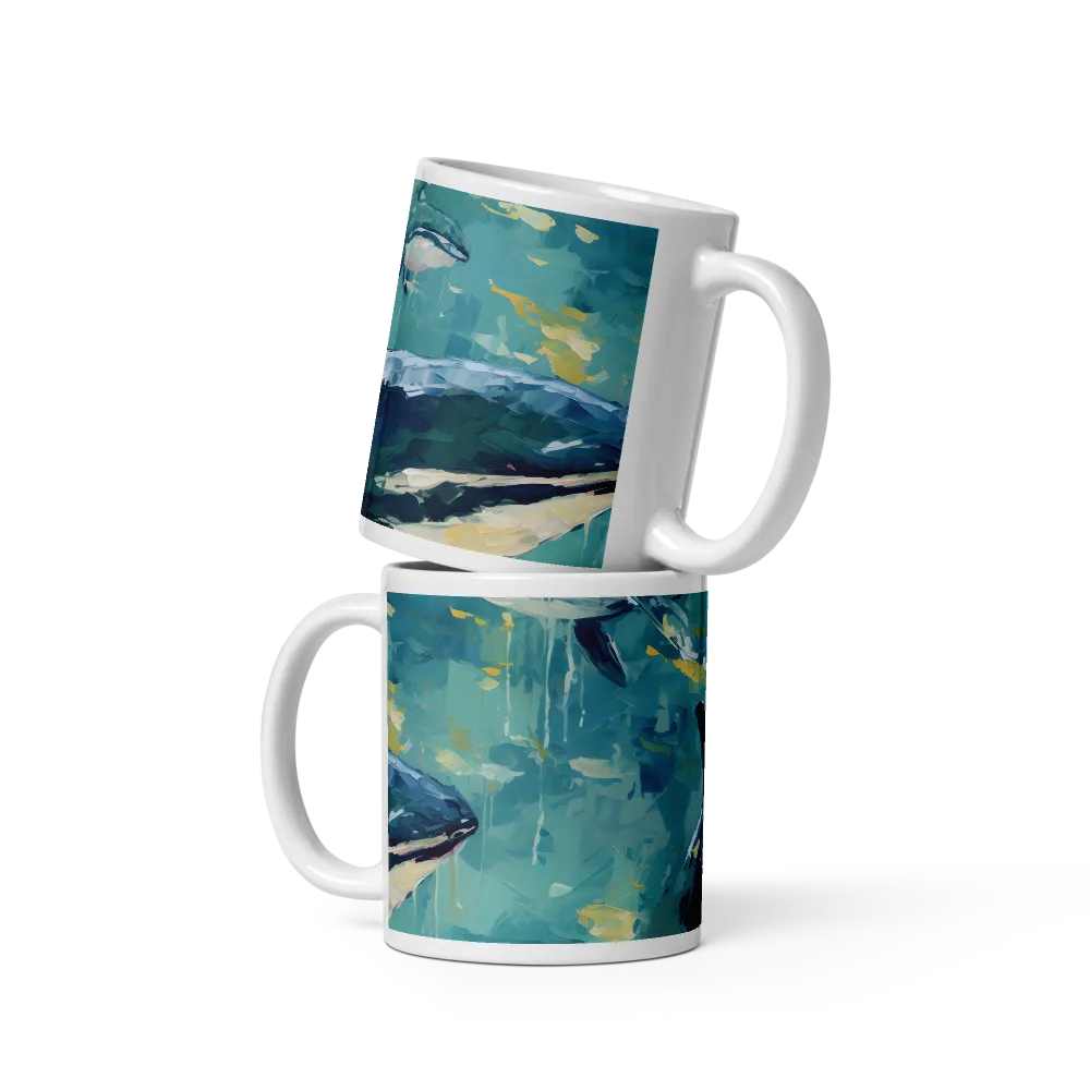 Harmony of the Ocean: Whales in Motion | Mugs | Multiple Sizes & Colors