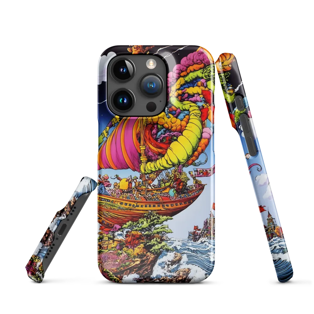 Voyage of Whimsy: A Surreal Sailor's Dream | Phone Case |  15 Pro | Snap Case | Glossy