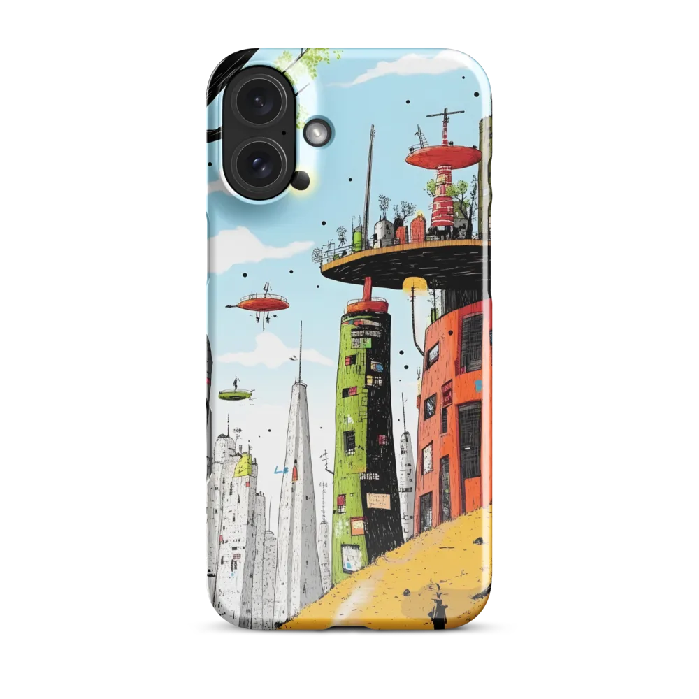 Futuristic Urban Dreamscape | Phone Case |  16 Plus | Snap Case | Glossy