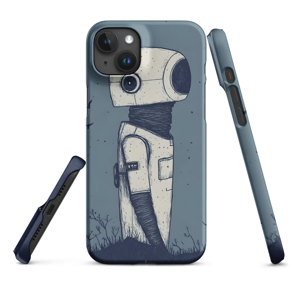 Contemplative Robot in a Barren Landscape