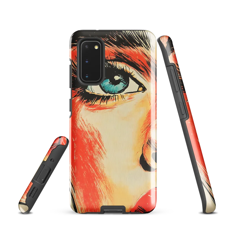 Intense Gaze: A Pop Art Portrait