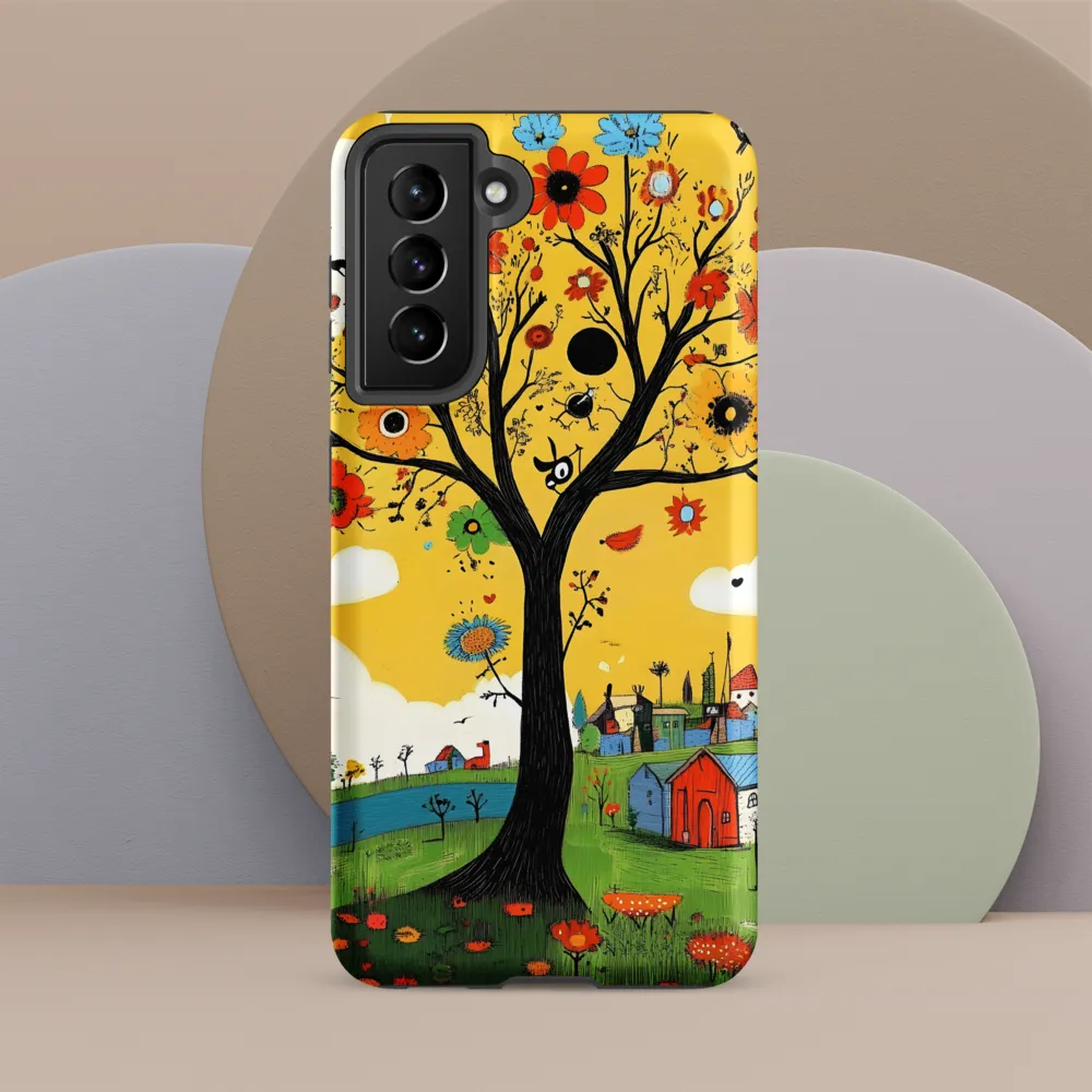 Whimsical Blooms of Life | Phone Case |  S21 FE | Tough Case | Matte