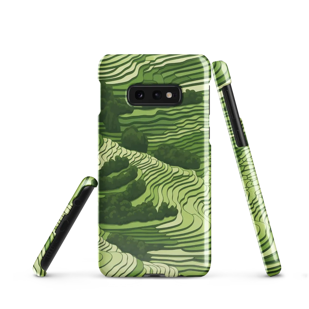 Waves of Green: An Abstract Landscape