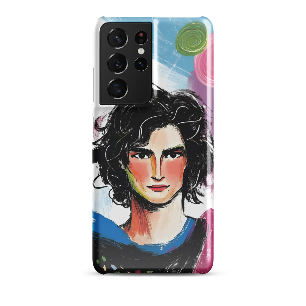Vibrant Portrait of Youth | Phone Case |  S21 Ultra | Snap Case | Glossy