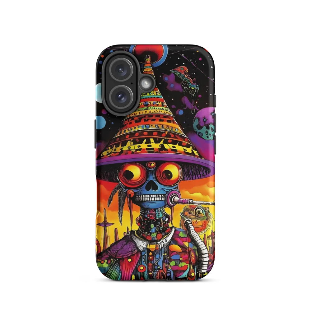 Cosmic Skeleton: A Journey Beyond | Phone Case