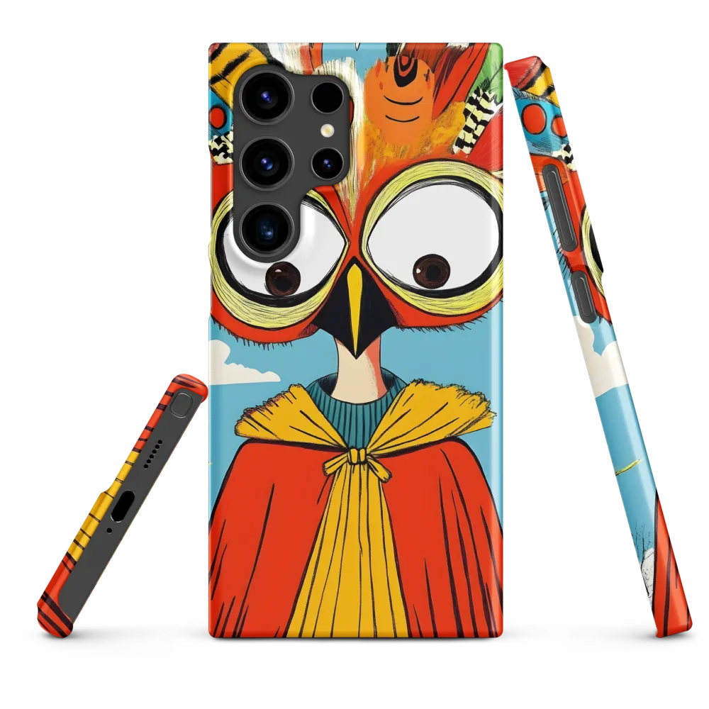 A Whimsical Encounter: The Owl-Human Fusion