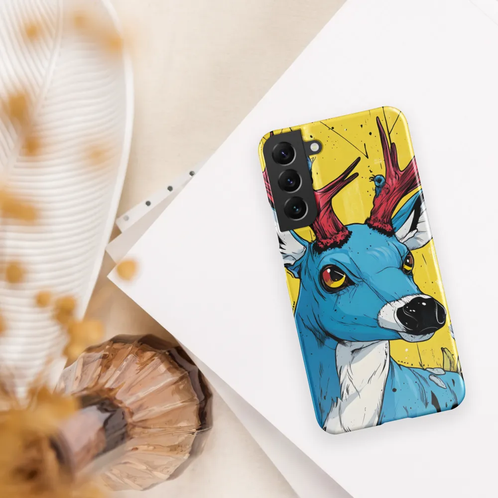 Vivid Antlers: A Modern Take on Nature