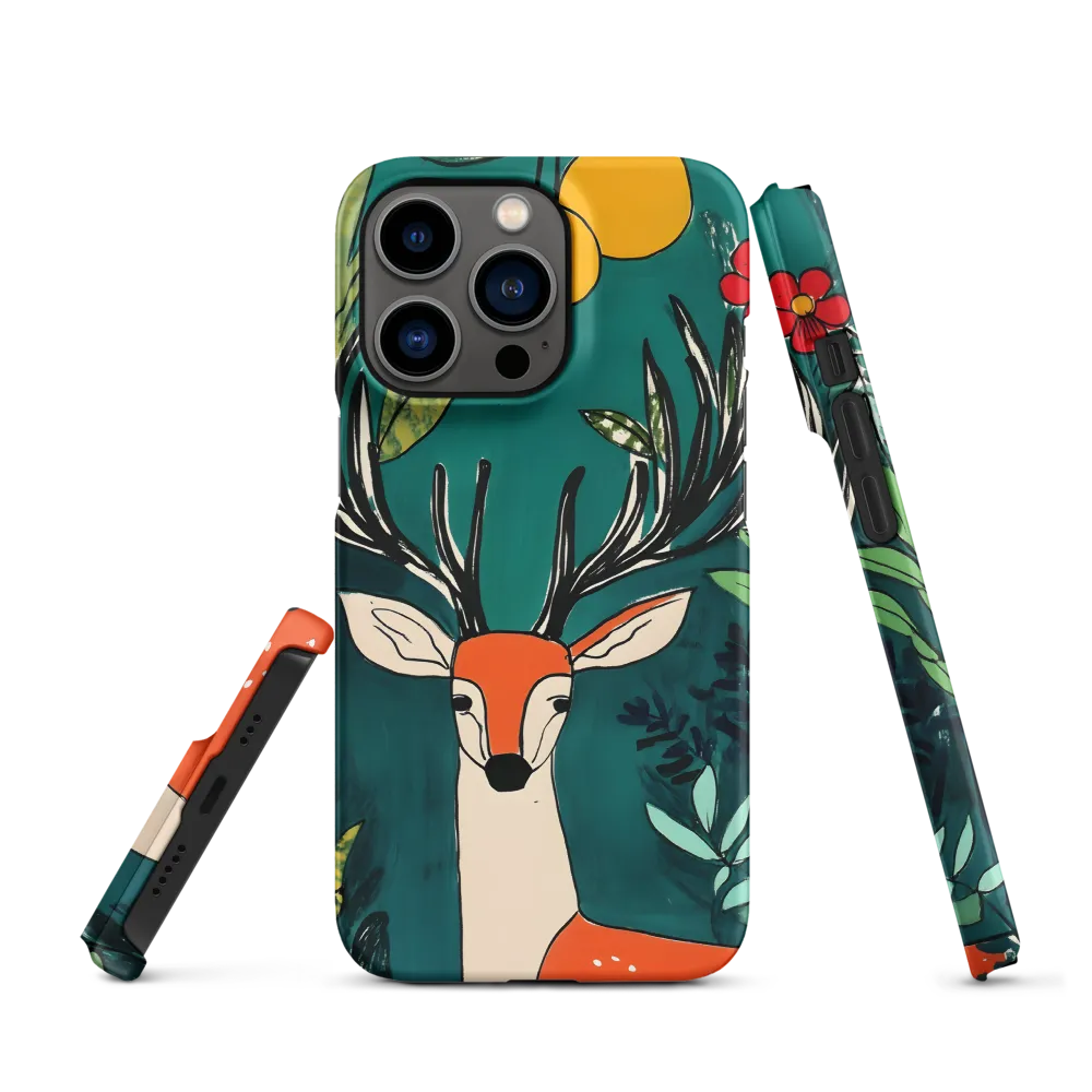 Nature's Embrace: The Majestic Deer | Phone Case |  13 Pro | Snap Case | Matte