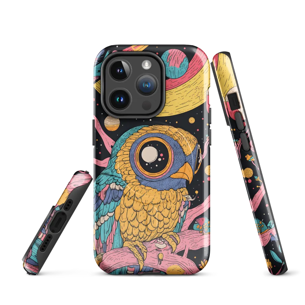 Whimsical Cosmic Owl | Phone Case |  14 Pro | MagSafe® Tough Case | Glossy