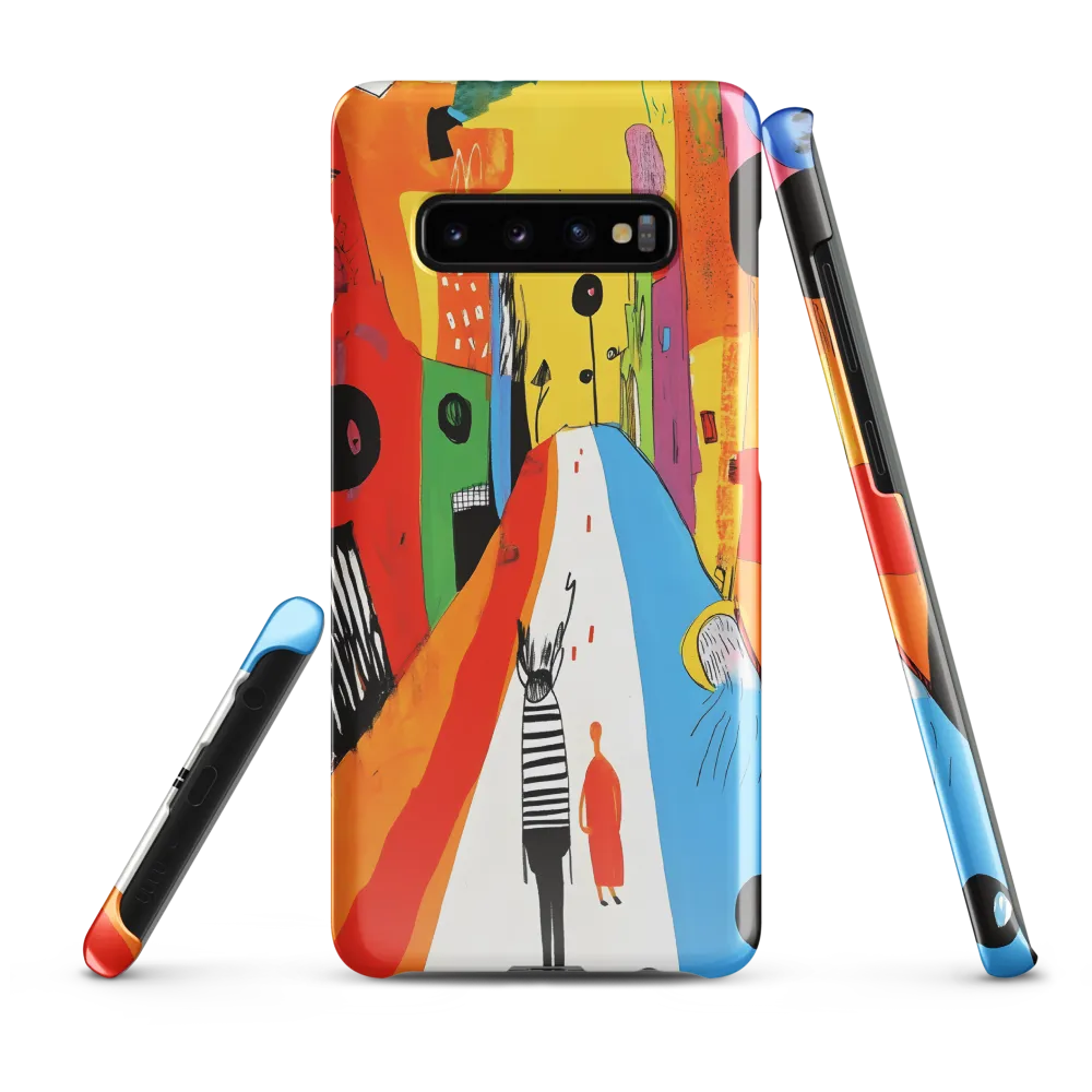 Vibrant Urban Journey | Phone Case |  S10 Plus | Snap Case | Glossy