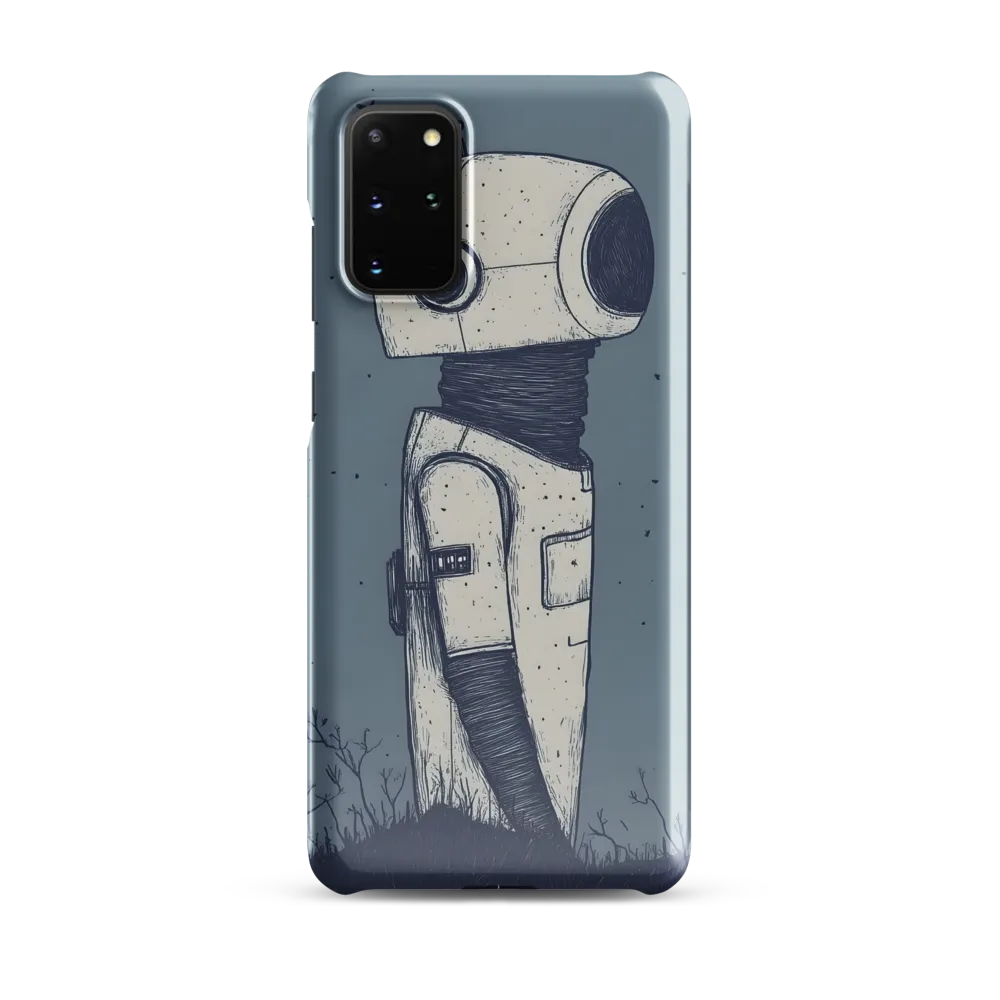Contemplative Robot in a Barren Landscape