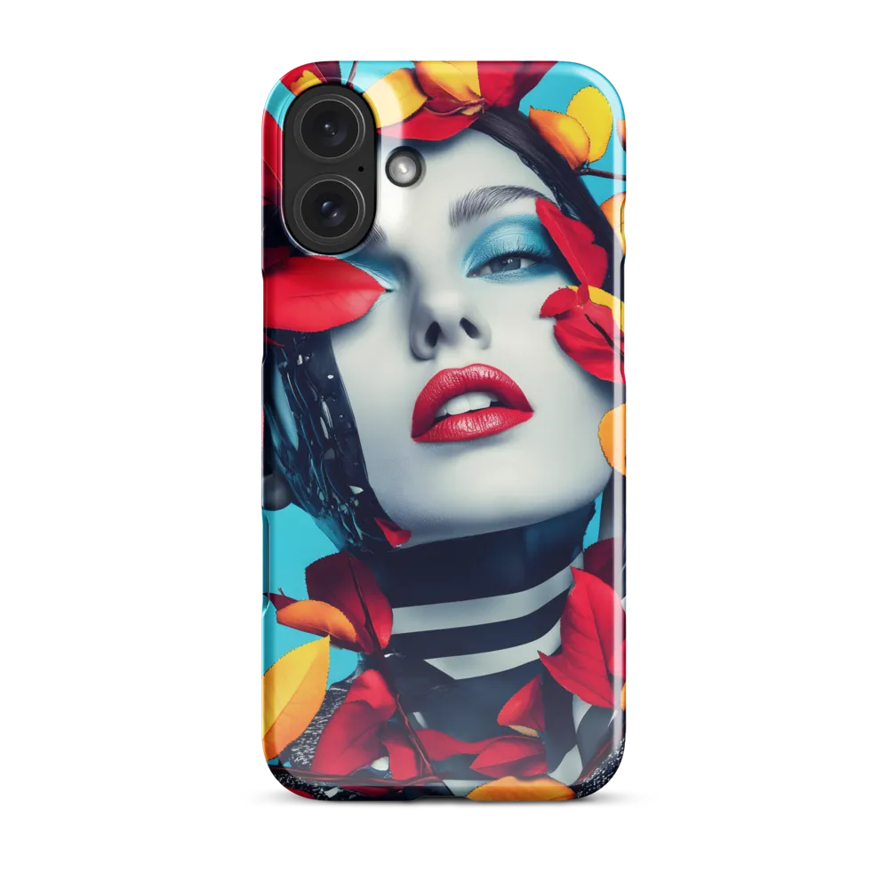 Futuristic Fusion: Nature Meets Technology | Phone Case |  16 Plus | Snap Case | Glossy