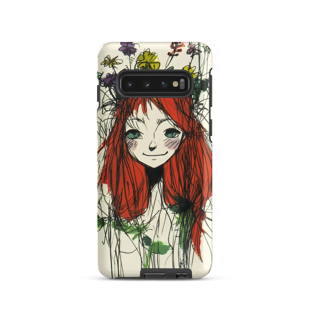 Whimsical Floral Portrait